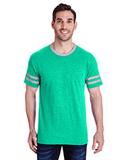 Jerzees 602MR Men 4.5 oz. TRI-BLEND Varsity Ringer T-Shirt at GotApparel