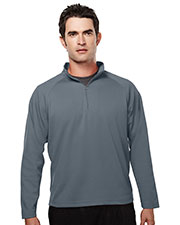 TM Performance 655 Men's Ultracool Pique 1/4-Zip Pullover Shirt at GotApparel