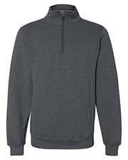 Russell Athletic 1Z4HBM Men Dri Power® Quater-Zip Cadet Collar Sweatshirt at GotApparel