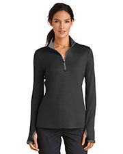 Nike 779796 Ladies 7.6 oz Dri-FIT Stretch 1/2-Zip Cover-Up at GotApparel