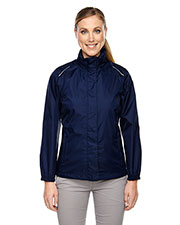 Core 365 78185 Women Climate Seam-Sealed Lightweight Variegated Ripstop Jacket at GotApparel