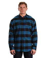 Burnside 8210 Men Plaid Flannel Shirt at GotApparel