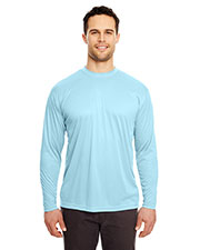 Ultraclub 8422 Men Cool & Dry Sport Long-Sleeve Performance Interlock Tee at GotApparel