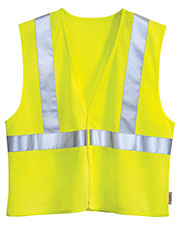 Tri-Mountain 8430 Men Zone Polyester Safety Vest Ansi Class 2 / Level at GotApparel