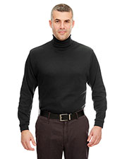 Ultraclub 8516 Men Egyptian Interlock Longsleeve Turtleneck at GotApparel