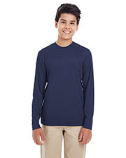 Ultraclub 8622Y Boys Youth Cool & Dry Performance Long-Sleeve Top at GotApparel