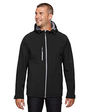 North End 88166 Men Prospect Two-Layer Fleece Bonded Soft Shell Hooded Jacket at GotApparel