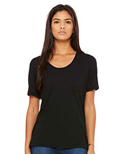 Bella + Canvas 8818B Fast Fashion Women Flowy Pocket T-Shirt at GotApparel