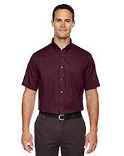 Core 365 88194 Men Optimum Short-Sleeve Twill Shirt at GotApparel