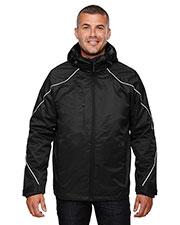 North End 88196T Men Tall Angle 3-in-1 Jacket with Bonded Fleece Liner at GotApparel