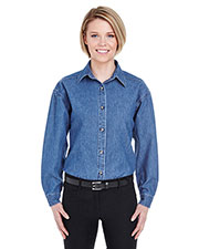 UltraClub 8966 Women Cypress Denim at GotApparel