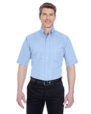 Ultraclub 8972T Men Tall Classic Wrinklefree Shortsleeve Oxford at GotApparel