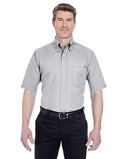 Ultraclub 8972T Men Tall Classic Wrinklefree Shortsleeve Oxford at GotApparel