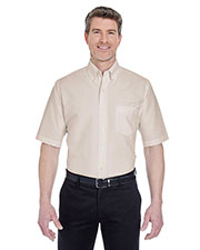 Ultraclub 8972 Men Classic Wrinkle-Free Short-Sleeve Oxford at GotApparel