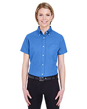 Ultraclub 8973 Women Â€  Classic Wrinklefree Shortsleeve Oxford at GotApparel