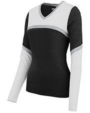 Augusta 9211 Girls Rise Up Cheer Shell V-Neck at GotApparel