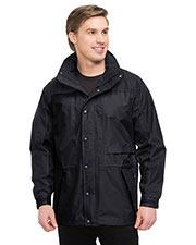 Tri-Mountain 9300 Men Climax Colorblock Nylon Parka With Mesh Lining at GotApparel