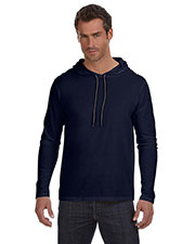 Anvil 987AN Adult Lightweight Long-Sleeve Hooded T-Shirt at GotApparel