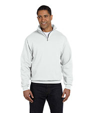 Jerzees 995M Men 8 Oz. 50/50 Nublend Quarter-Zip Cadet Collar Sweatshirt at GotApparel