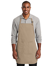 Port Authority A600 Men 7 oz Full-Length Two-Pocket Bib Apron at GotApparel