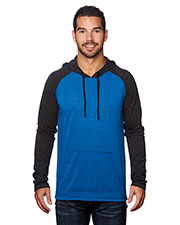 Burnside B8127 Men Striped Sleeve Raglan Jersey at GotApparel