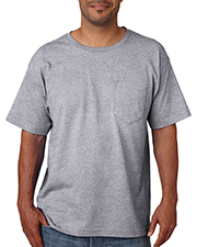 Bayside 5070 Men Short-Sleeve Tee With Pocket at GotApparel