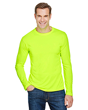 Bayside BA5360 Men 4.5 oz 100% Polyester Performance Long-Sleeve T-Shirt at GotApparel