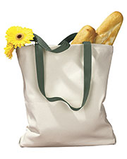 BAGedge BE010 Women  12 Oz. Canvas Tote With Contrasting Handles at GotApparel