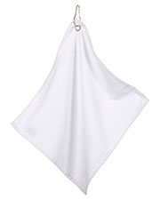 UltraClub C1518GH Men Large Velour Golf Towel with Grommet at GotApparel