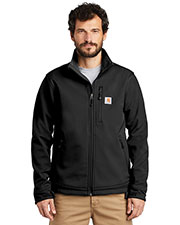 Custom Embroidered Carhartt CT102199 Men 13.9 oz Crowley Soft Shell Jacket at GotApparel
