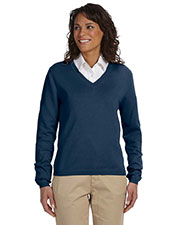 Devon & Jones Classic D475W Women V-Neck Sweater at GotApparel