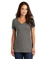 District Made DM1170L Women Perfect Weight V-Neck Tee at GotApparel