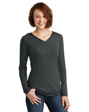 District Made DM139L Women   Perfect Tri  Long-Sleeve Hoodie at GotApparel