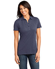 District Made DM450 Women Slub Polo at GotApparel