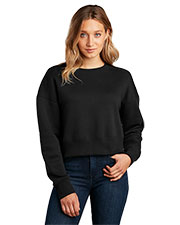 District<sup> ®</Sup> Women's Perfect Weight<sup> ®</Sup> Fleece Cropped Crew DT1105 at GotApparel