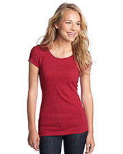 District DT270 Women Textured Girly Crew Tee at GotApparel