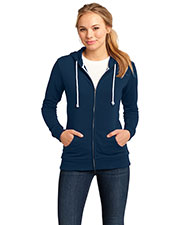 District DT290 Women Core Fleece Full-Zip Hoodie at GotApparel