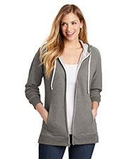 District DT456 Women 8.3 oz French Terry Full-Zip Hoodie at GotApparel