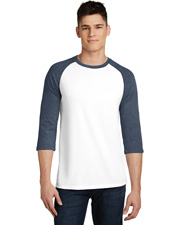 District Young DT6210 Men Very Important Tee 3/4-Sleeve Raglan at GotApparel