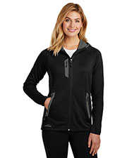 Custom Embroidered Eddie Bauer EB245 Ladies 12.8 oz Sport Hooded Full-Zip Fleece Jacket at GotApparel