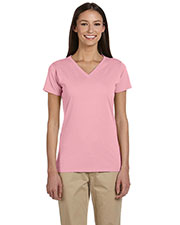 Custom Embroidered Econscious EC3052 Women 4.4 Oz. 100% Organic Cotton Short-Sleeve V-Neck T-Shirt at GotApparel