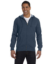 Custom Embroidered Econscious EC5680 Men 7 Oz. Organic/Recycled Heathered Full-Zip Hood at GotApparel