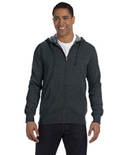 Custom Embroidered Econscious EC5680 Men 7 Oz. Organic/Recycled Heathered Full-Zip Hood at GotApparel