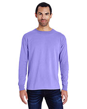 Hanes GDH200 Men Garment-Dyed Long-Sleeve T-Shirt at GotApparel