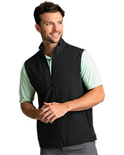 Greg Norman GNS0V055 Men Windbreaker Full-Zip Vest at GotApparel