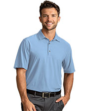Greg Norman GNS9W341 Men X-Lite 50 Solid Woven Polo at GotApparel