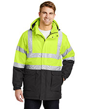 Port Authority J799S Men Ansi 107 Class 3 Safety Heavyweight Parka at GotApparel