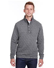 J America JA8890 Men Quilted Snap Pullover at GotApparel
