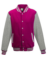 Just Hoods By AWDis JHY043 Youth Letterman Jacket at GotApparel