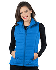 Tri-Mountain JL8258 Women Quilted Puffer Vest at GotApparel